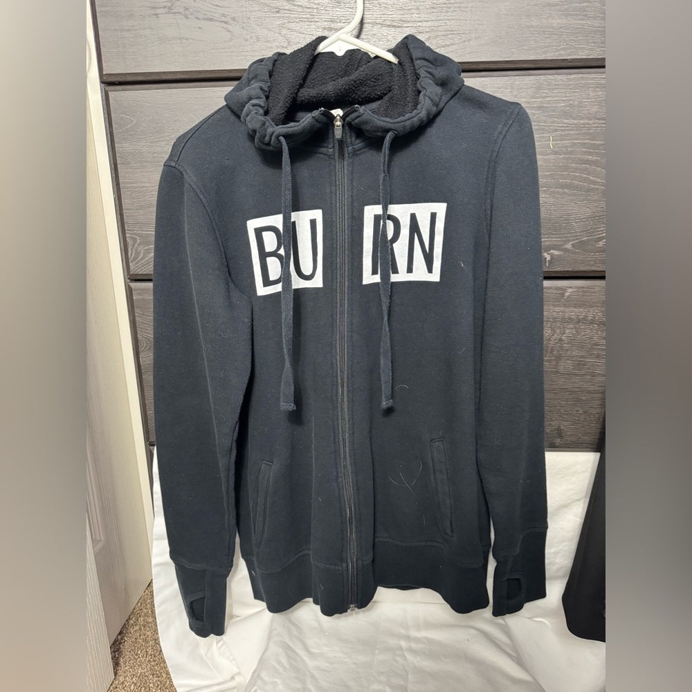 ALO Yoga Black Zip Up Sweater